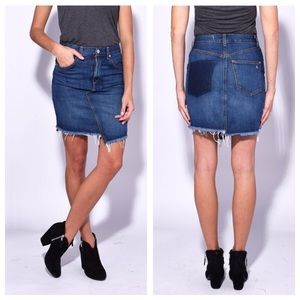 Rag & Bone denim dive skirt